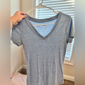 Light Blue V-Neck